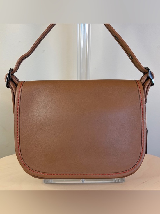Coach Saddle Bag 18 Leather Crossbody 57731 EUC - Picture 3 of 16